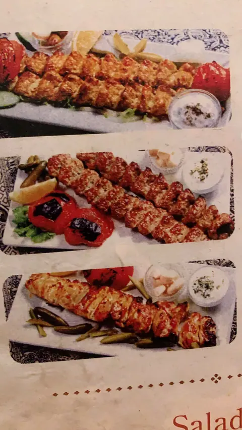 キアン キャバブのお料理