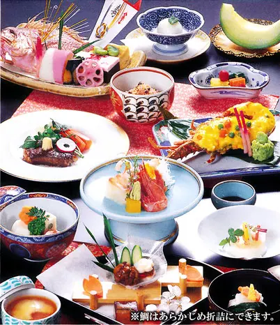 割烹 しの田のお料理