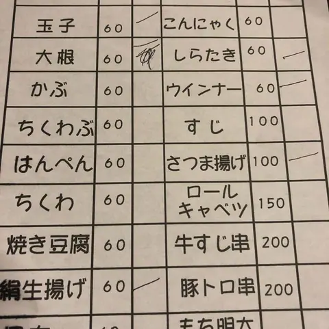 下町っ子のお料理