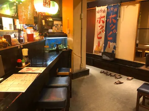 居酒屋 いなかっぺ大将の店内