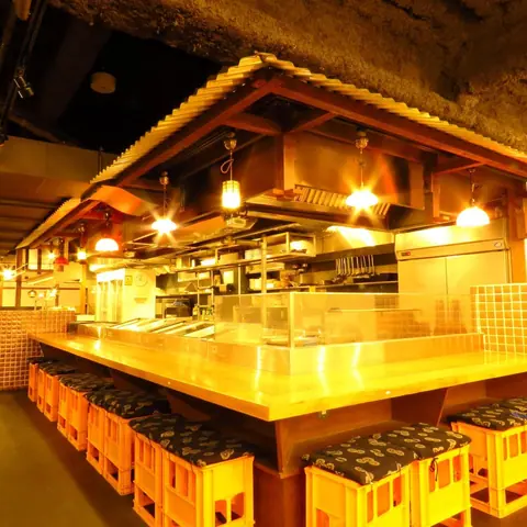 海鮮大衆酒場 ちょうちんの店内